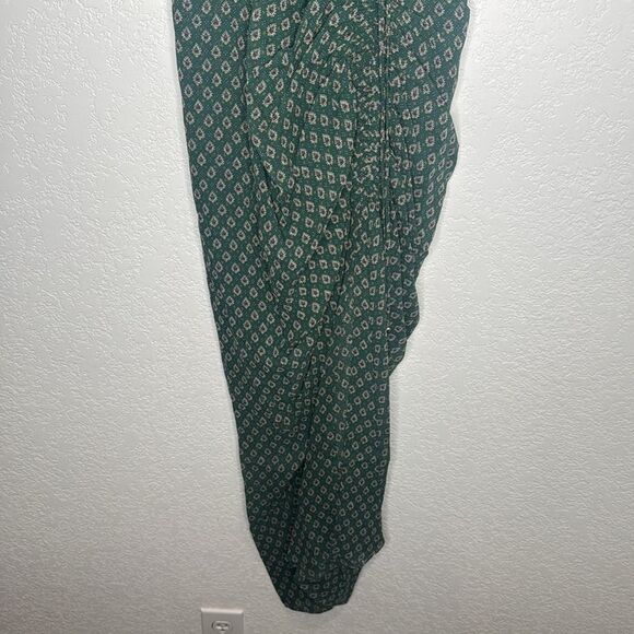 NWT Veronica Beard Mariposa Midi Dress Patterned Sea Glass Green Multi Size 0 - Picture 6 of 16